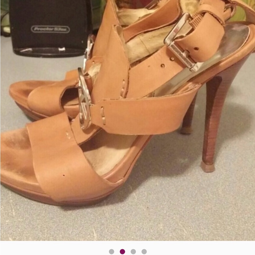 MICHAEL Michael Kors Tan Stiletto Heels